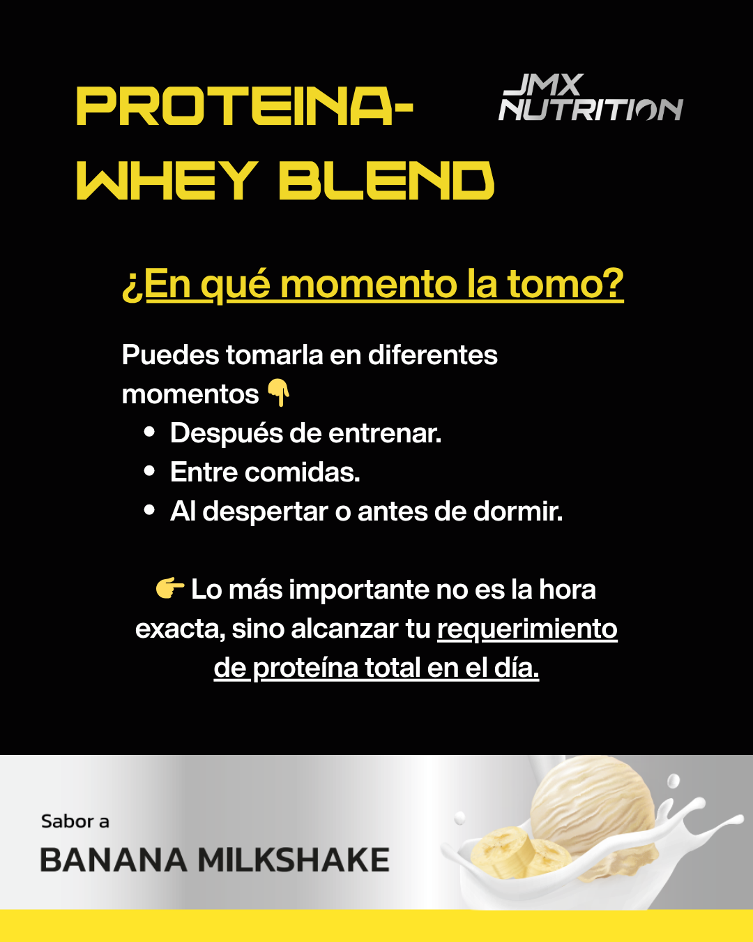 PROTEÍNA RECOVER VAINILLA BANANO 🍌