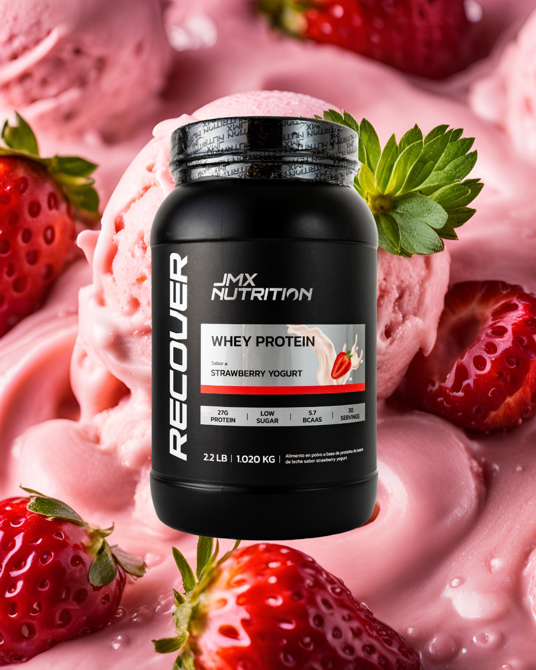 PROTEÍNA RECOVER FRESA 🍓
