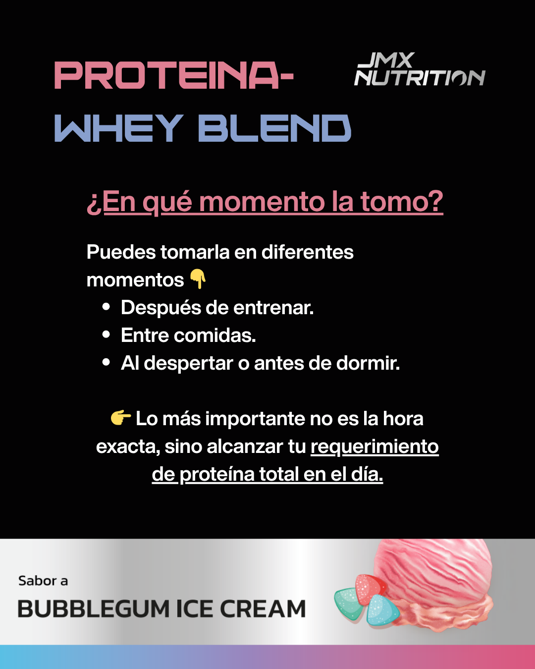 PROTEIN RECOVER GUM ICE CREAM 🍨