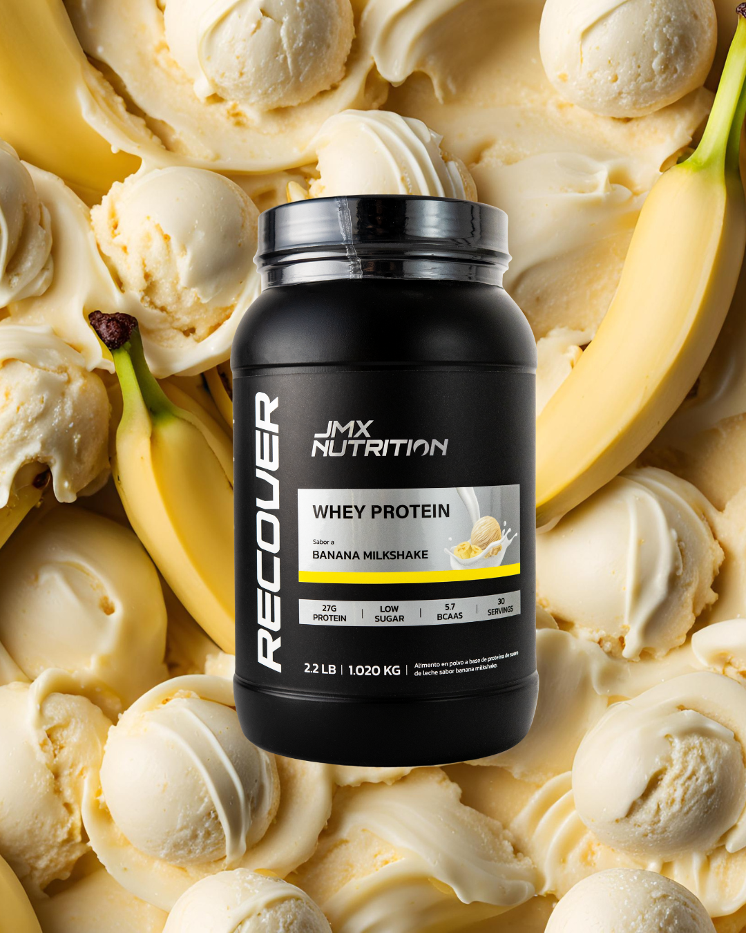 PROTEÍNA RECOVER VAINILLA BANANO 🍌