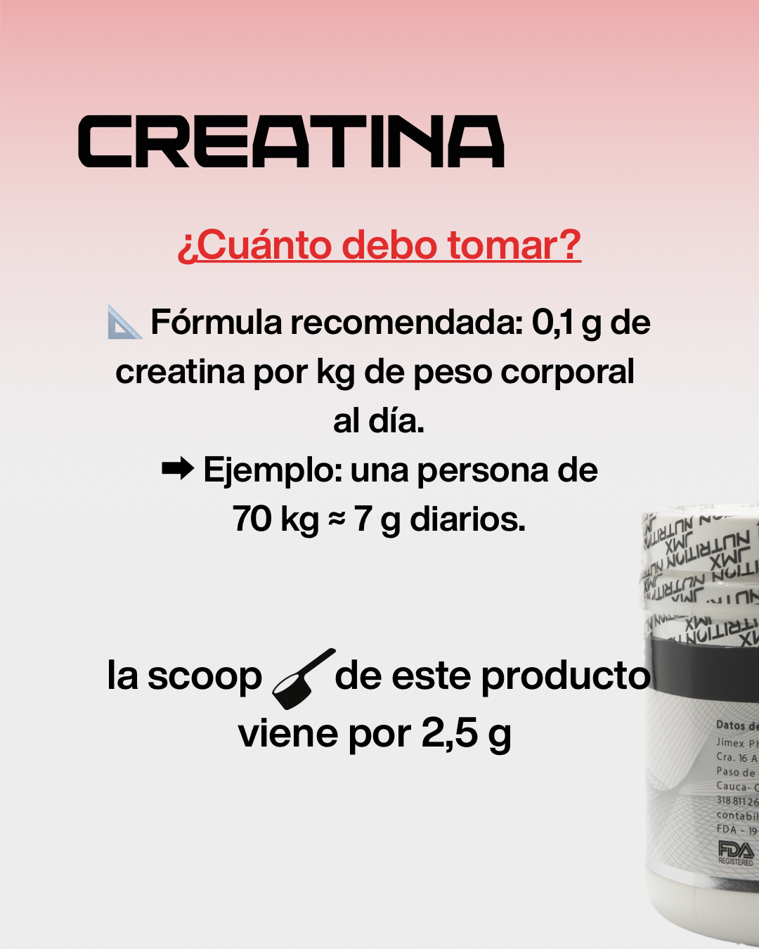 CREATINA MONOHIDRATADA 💥