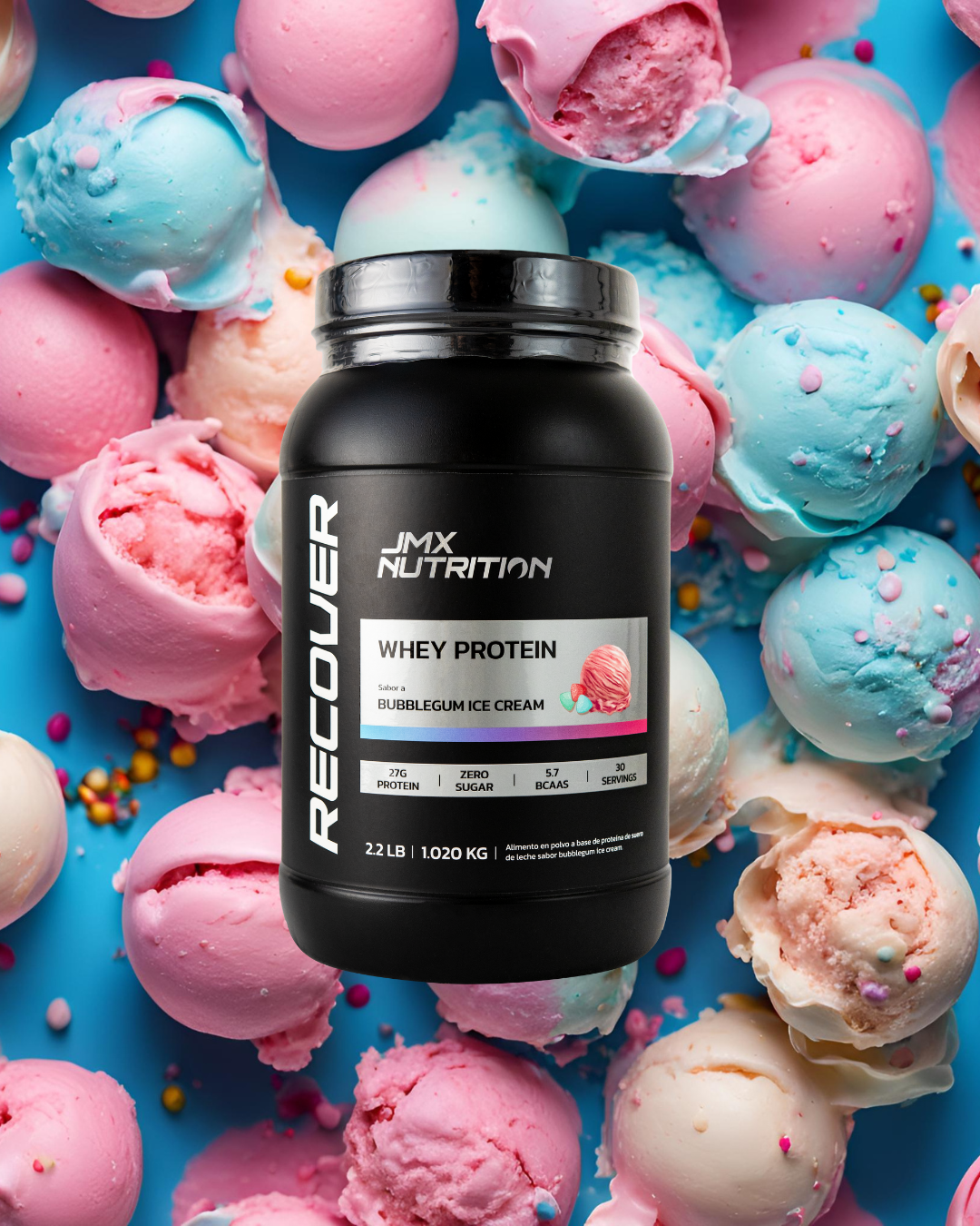 PROTEIN RECOVER GUM ICE CREAM 🍨